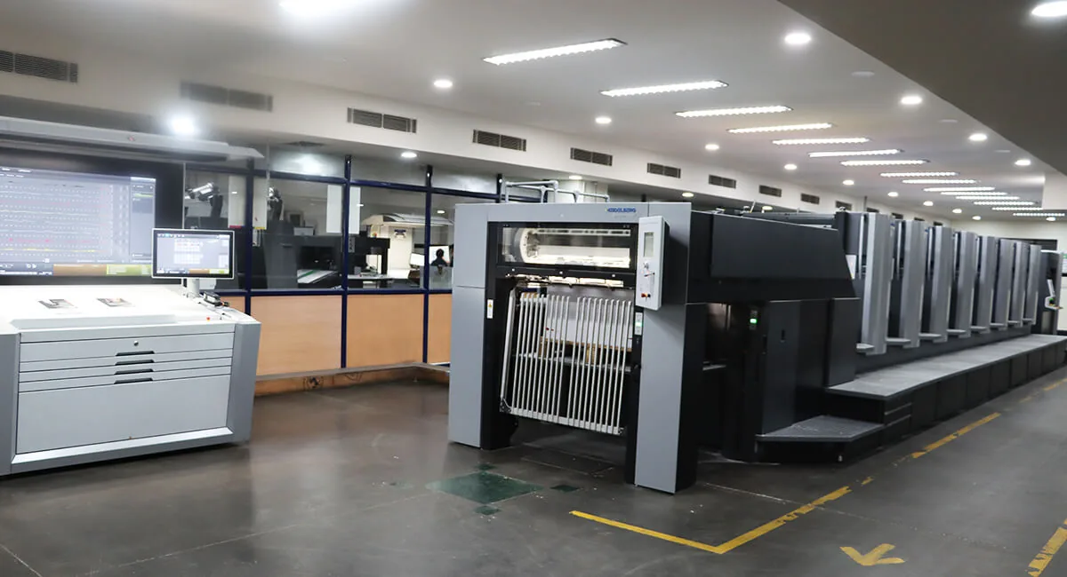 Large offset printing equipment