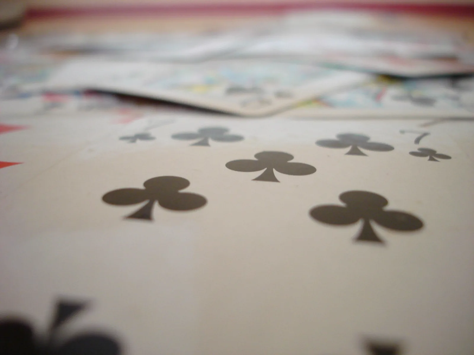 Close-up of custom playing card stock thickness and finished edges