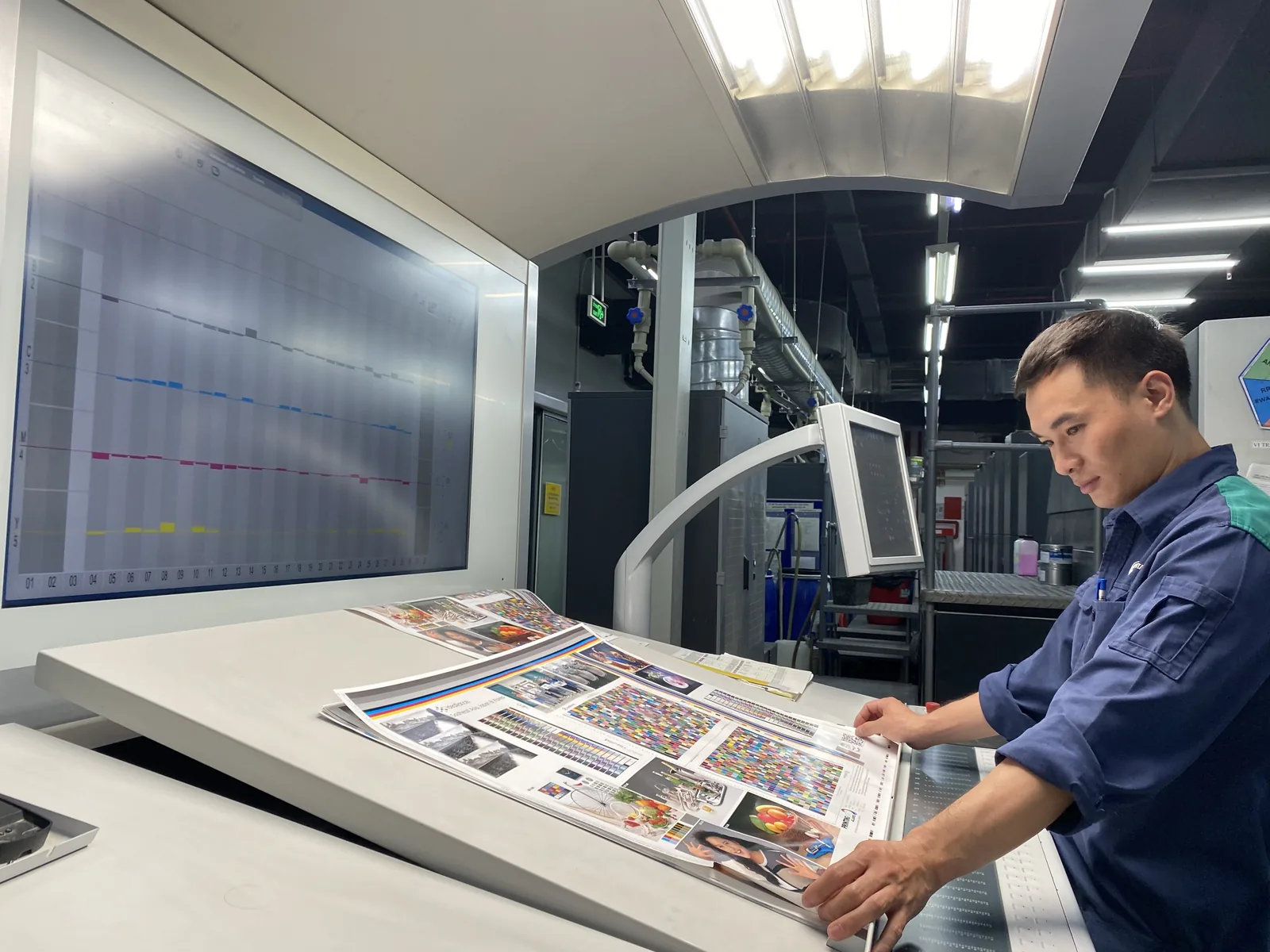Press calibration and color checking