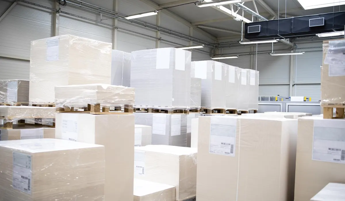 Paper stock inventory prepared for custom playing card production